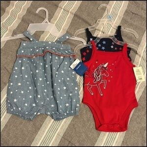Baby girls 3-6 month tank top bodysuits